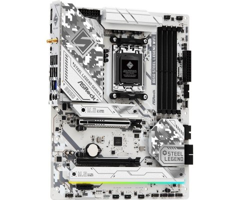 Płyta główna B650 STEEL LEGEND WIFI AM5 4DDR5 HDMI/DP M.2 ATX Płyta główna B650 STEEL LEGEND WIFI AM5 4DDR5 HDMI/DP M.2 ATX