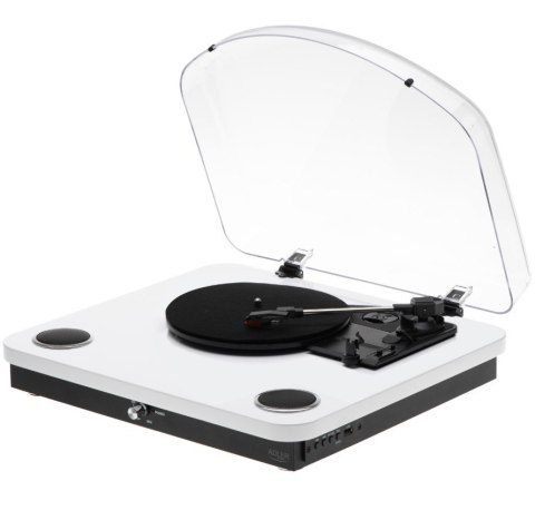 Gramofon AD1914 Biały USB Bluetooth