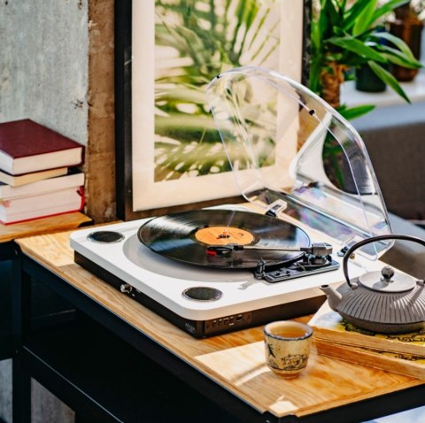 Gramofon AD1914 Biały USB Bluetooth Gramofon AD1914 Biały USB Bluetooth