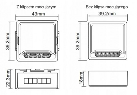 Moduł OXT mini sterownik scen 12 akcji 230V ZigBee TUYA T254 Moduł OXT mini sterownik scen 12 akcji 230V ZigBee TUYA T254