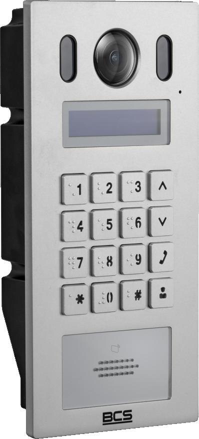 Panel zewnętrzny IP wielorodzinny z kamerą BCS-PAN9211S-S Panel zewnętrzny IP wielorodzinny z kamerą BCS-PAN9211S-S