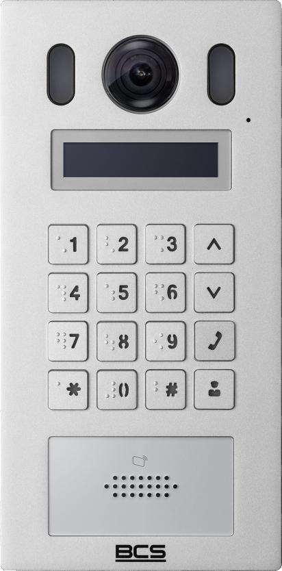Panel zewnętrzny IP wielorodzinny z kamerą BCS-PAN9211S-S Panel zewnętrzny IP wielorodzinny z kamerą BCS-PAN9211S-S