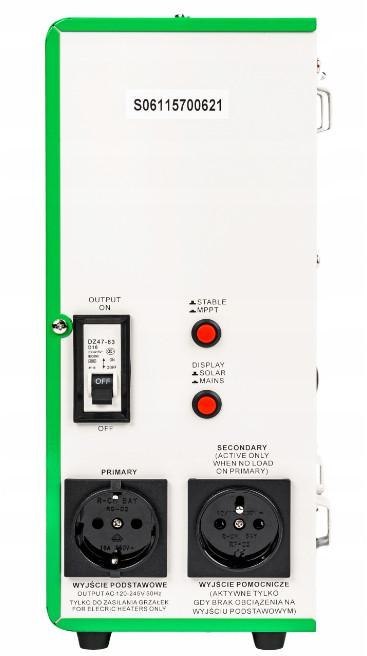 Przetwornica solarna VOLT POLSKA GREEN BOOST MPPT 3000 (120-350VDC) BYPASS Przetwornica solarna VOLT POLSKA GREEN BOOST MPPT 3000 (120-350VDC) BYPASS