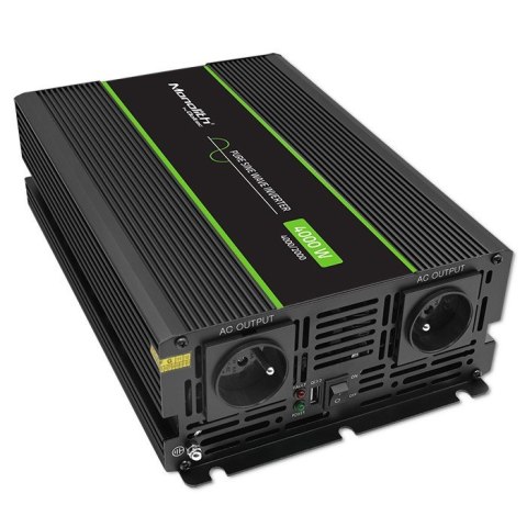 Przetwornica napięcia Monolith | 2000W | 4000W | 2000W | 4000W | 12V na 230V | Czysty Sinus Przetwornica napięcia Monolith | 2000W | 4000W | 2000W | 4000W | 12V na 230V | Czysty Sinus