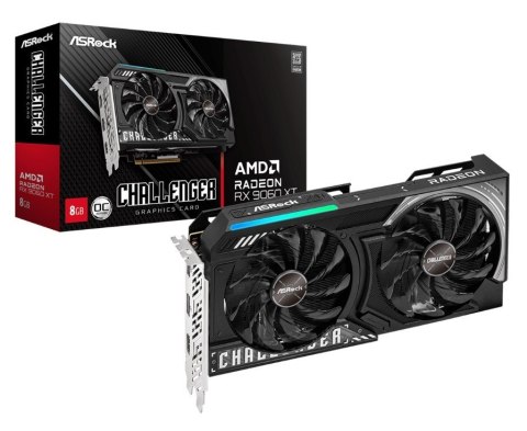 Karta graficzna RX 9060 XT CHALLENGER 8GB GDDR6 128bit 2DP/HDMI Karta graficzna RX 9060 XT CHALLENGER 8GB GDDR6 128bit 2DP/HDMI