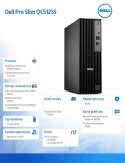 Komputer Dell Pro Slim QCS1255 W11Pro Ryzen 7 8700G/16GB/512GB SSD/Integrated/WLAN + BT/Kb/Mouse/3YPS