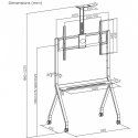 Mobilny stojak + uchwyt do TV 55-100 cali 120kg S-14 Vesa 900x600 Heavy Duty