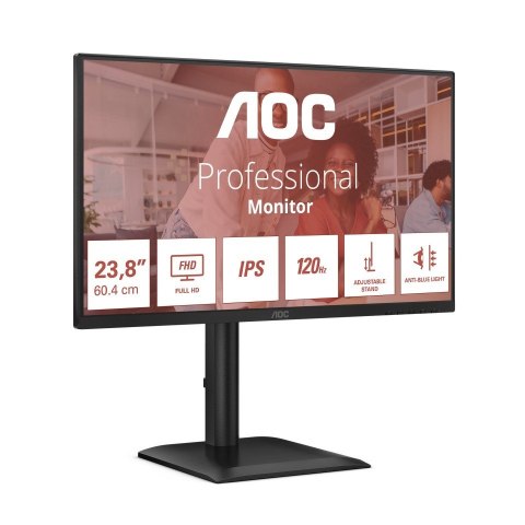 Monitor 24E4U 23.8 cala IPS 120Hz HDMI DP VGA Pivot Głośniki Monitor 24E4U 23.8 cala IPS 120Hz HDMI DP VGA Pivot Głośniki