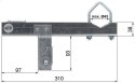Obejma kominowa OK-43T13 + taśma stalowa