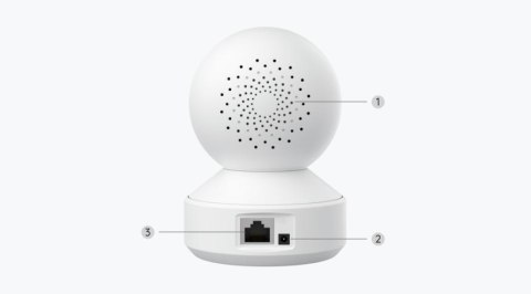 Kamera IP Reolink E340 wewnętrzna obrotowa 8MPx WiFi biała Kamera IP Reolink E340 wewnętrzna obrotowa 8MPx WiFi biała