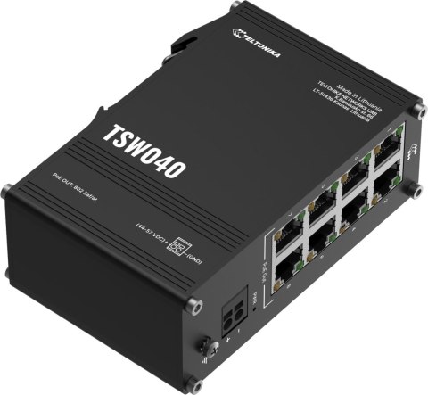 Teltonika TSW040 switch przemysłowy PoE (TSW04000000) Teltonika TSW040 switch przemysłowy PoE (TSW04000000)