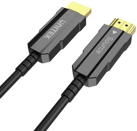 Unitek Kabel optyczny HDMI 2.0 AOC 4K 60Hz 15 m Unitek Kabel optyczny HDMI 2.0 AOC 4K 60Hz 15 m