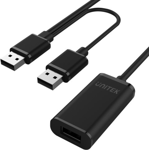 Unitek Y-279 wzmacniacz sygnału USB 2.0 20M Unitek Y-279 wzmacniacz sygnału USB 2.0 20M