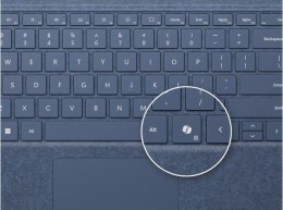 Klawiatura MS Surface Pro z cienkim piórem szafirowa