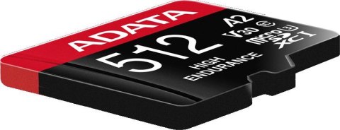 Adata Karta microSD High Endurance 512GB UHS1 U3 V30 A2 100/85MB/s + Adapter