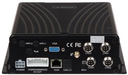 Rejestrator mobilny AHD, PAL, IP PROTECT-207 4 kanały