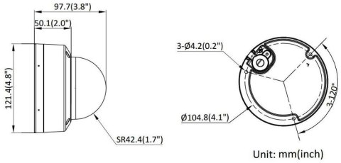 Kamera IP Hikvision DS-2CD1121G2-LIU 2.8mm PL