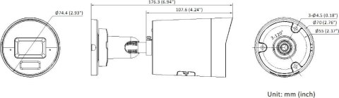 Kamera IP Hikvision DS-2CD2087G3-LIY 2.8mm PL Opakowanie zbiorcze 4szt.