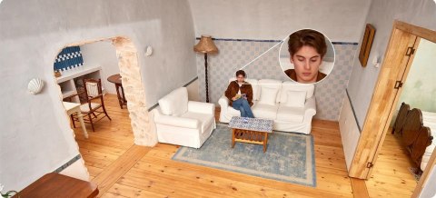 Kamera IP Imou Cue 2E 3MP IPC-C32EP z chmurą Imou Protect na rok