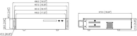 Rejestrator IP 64 kanałowy GenSTAR NR8-3964H8