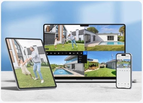 Kamera IP Reolink Argus Series B430 z panelem solarnym (czarna)