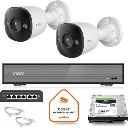Zestaw monitoringu Imou 2x kamera PS3E-8Q0 8MP POE
