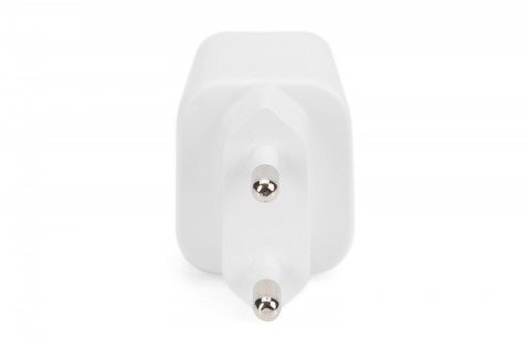 Ładowarka sieciowa zasilacz 1x USB-A 12W 1x USB-C 18W PD 3.0 max. 30W Biała Ładowarka sieciowa zasilacz 1x USB-A 12W 1x USB-C 18W PD 3.0 max. 30W Biała